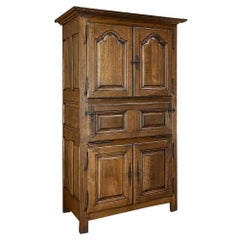 Rustic 19th Century Country French Secretary, Cabinet