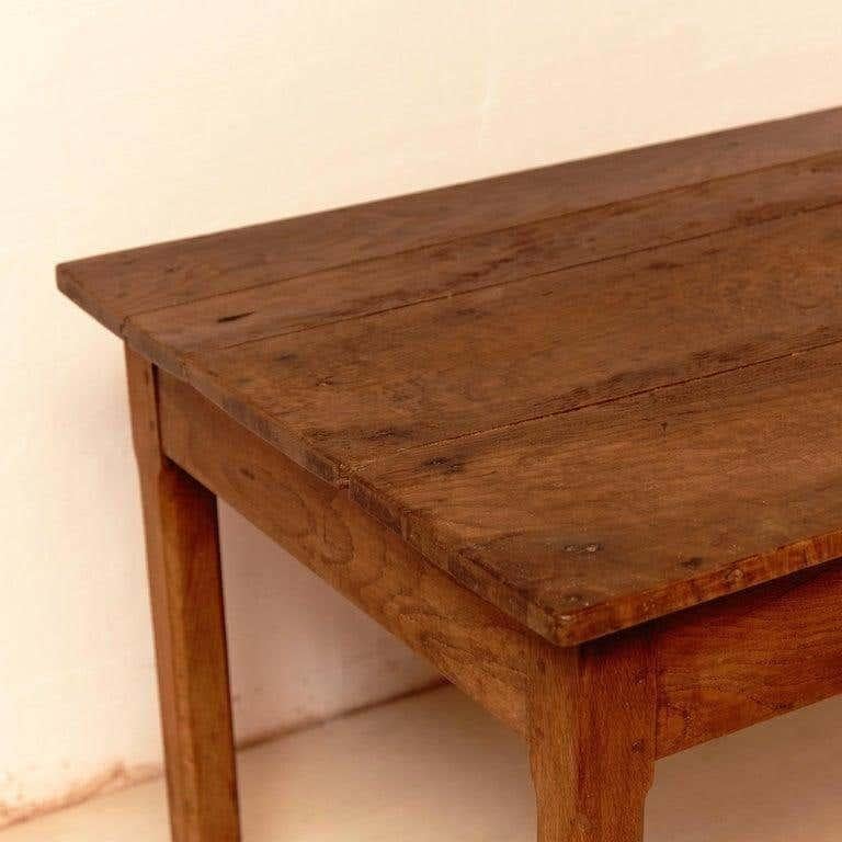 Rustic 19th Century French Oak Table For Sale at 1stDibs