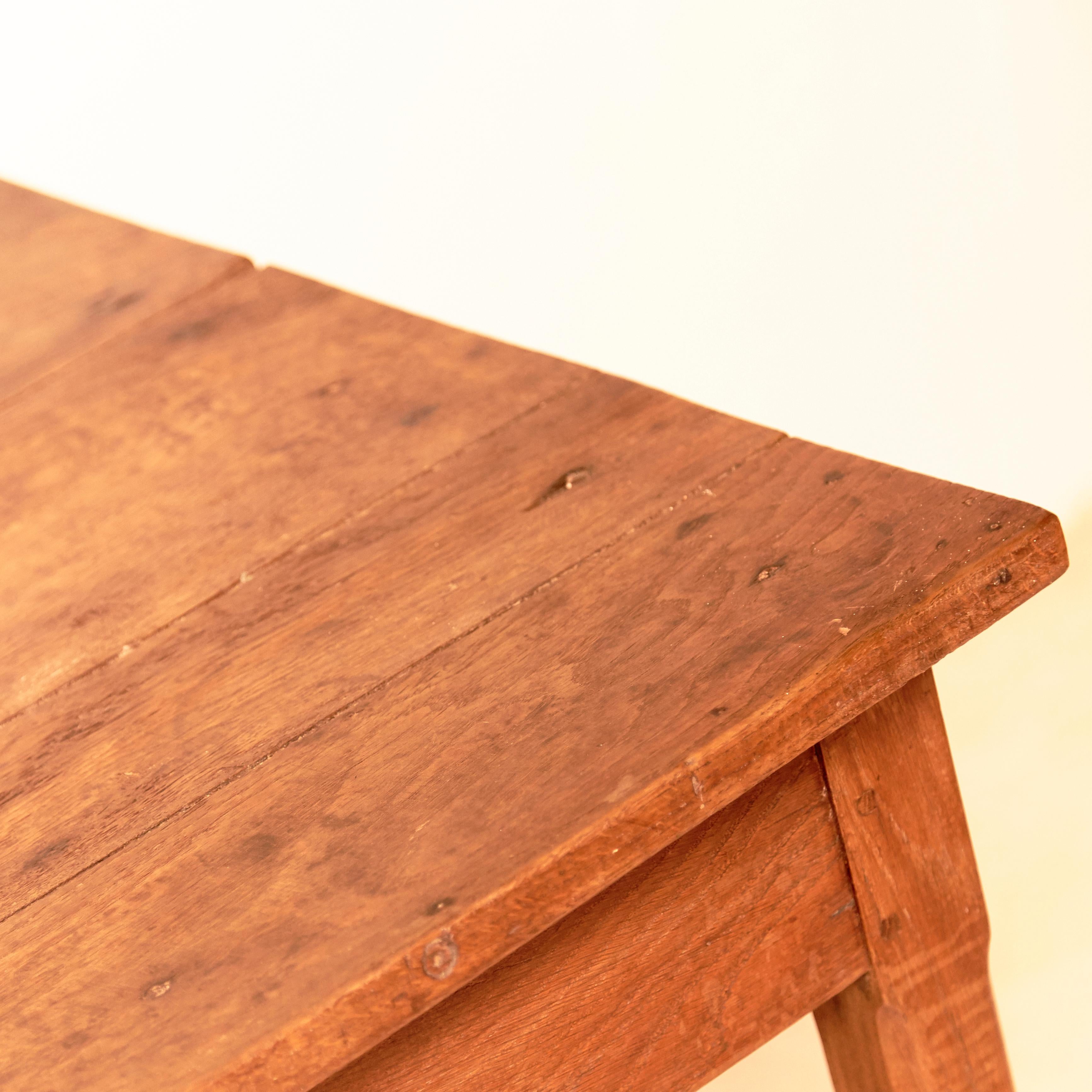 Rustic 19th Century French Oak Table 3