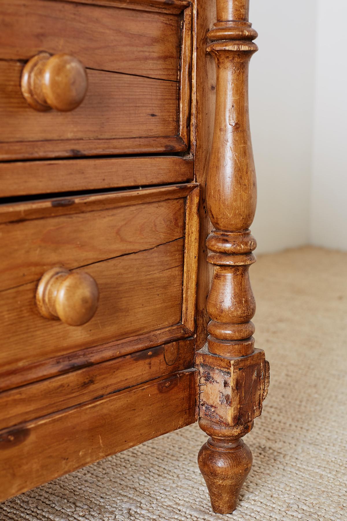 Rustic 19th Century French Provincial Pine Sideboard 9