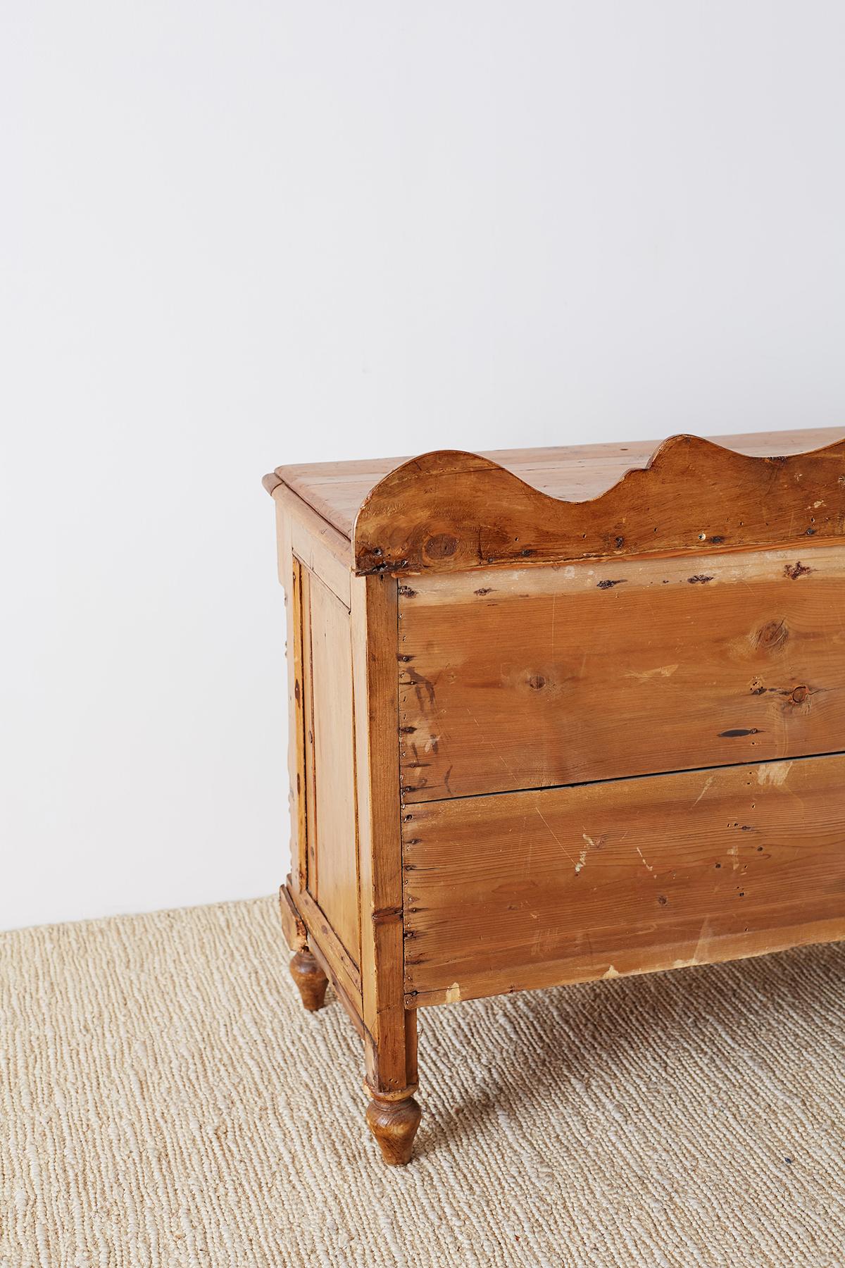 Rustic 19th Century French Provincial Pine Sideboard 15