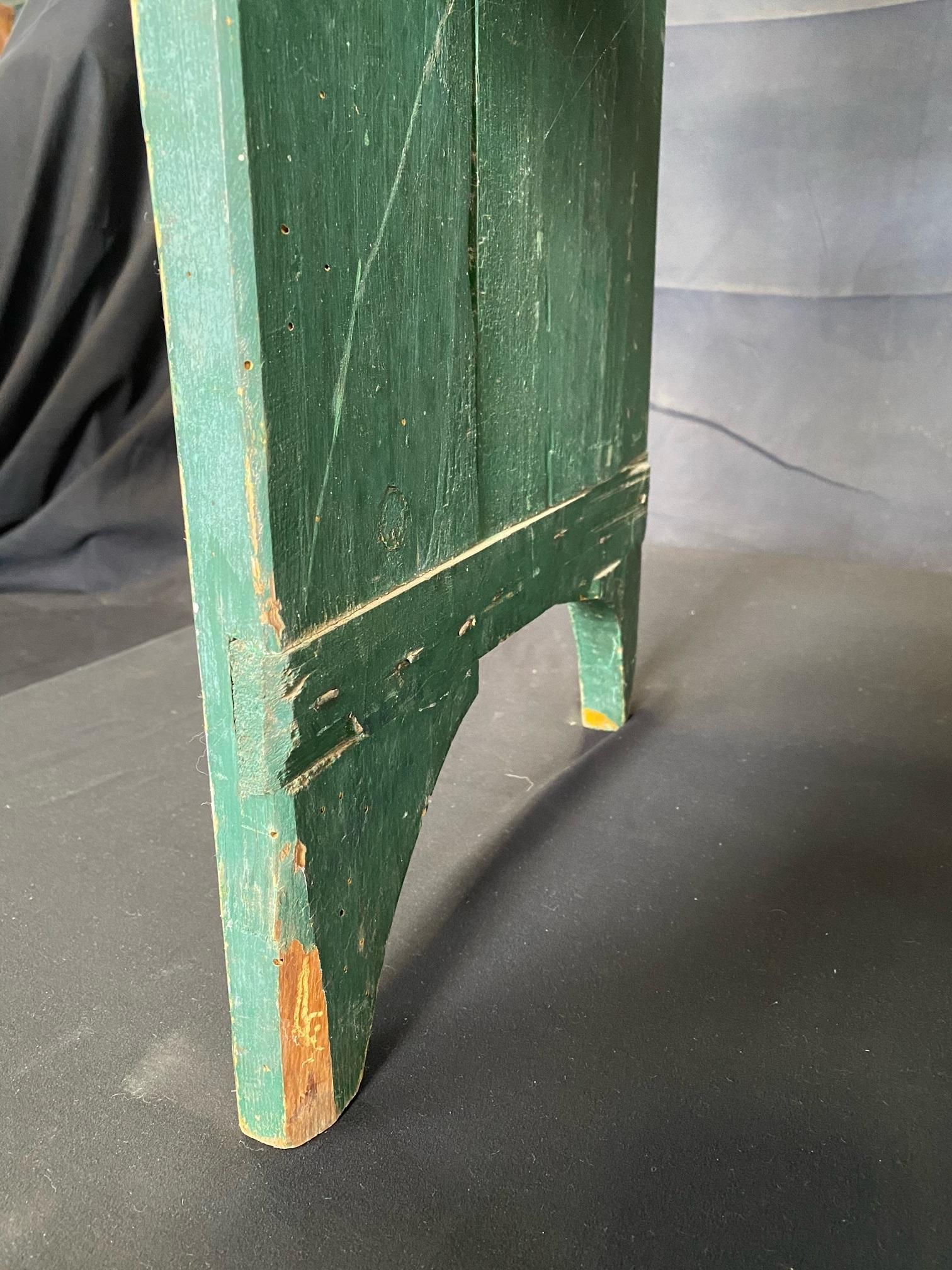 Rustic 19th Century Painted Tall French Waterfall Garden Pot Shelves or Stairs For Sale 3