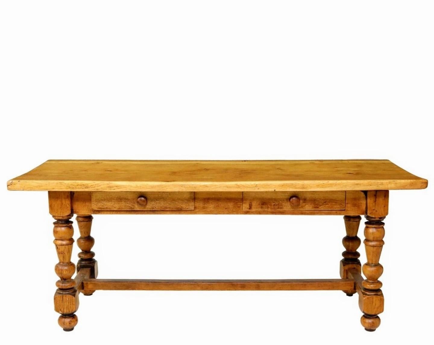 Rustic 19th Century Provincial Farmhouse Work Table  For Sale 3