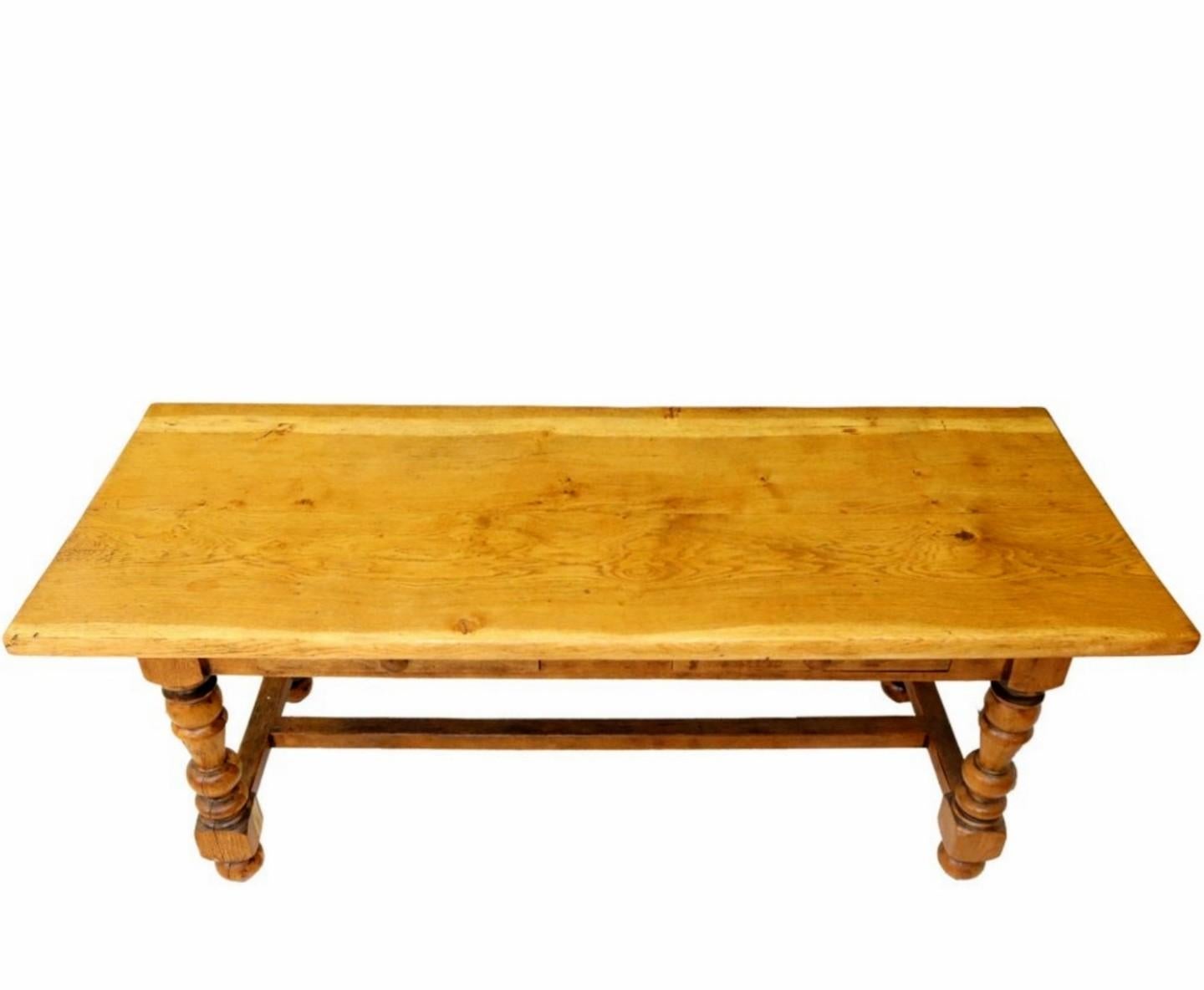 Rustic 19th Century Provincial Farmhouse Work Table  For Sale 4