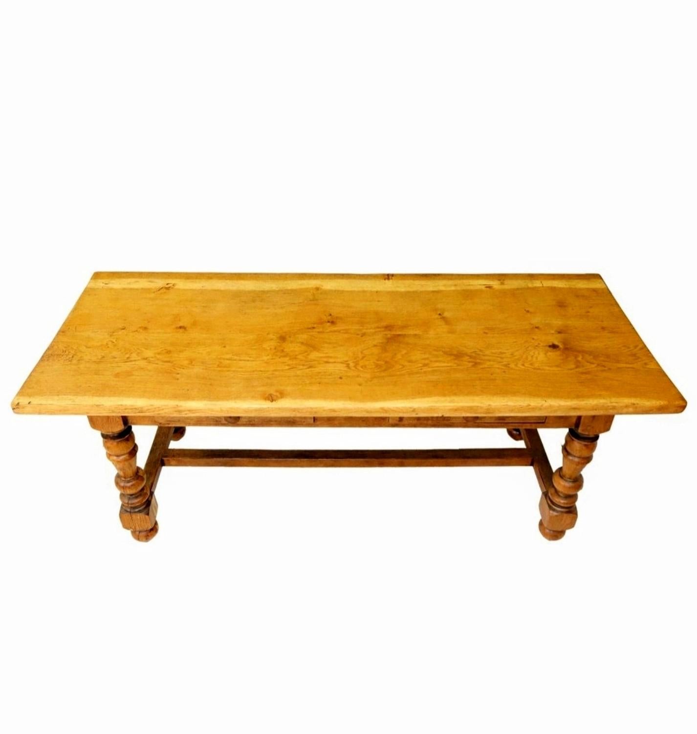 Country Rustic 19th Century Provincial Farmhouse Work Table  For Sale