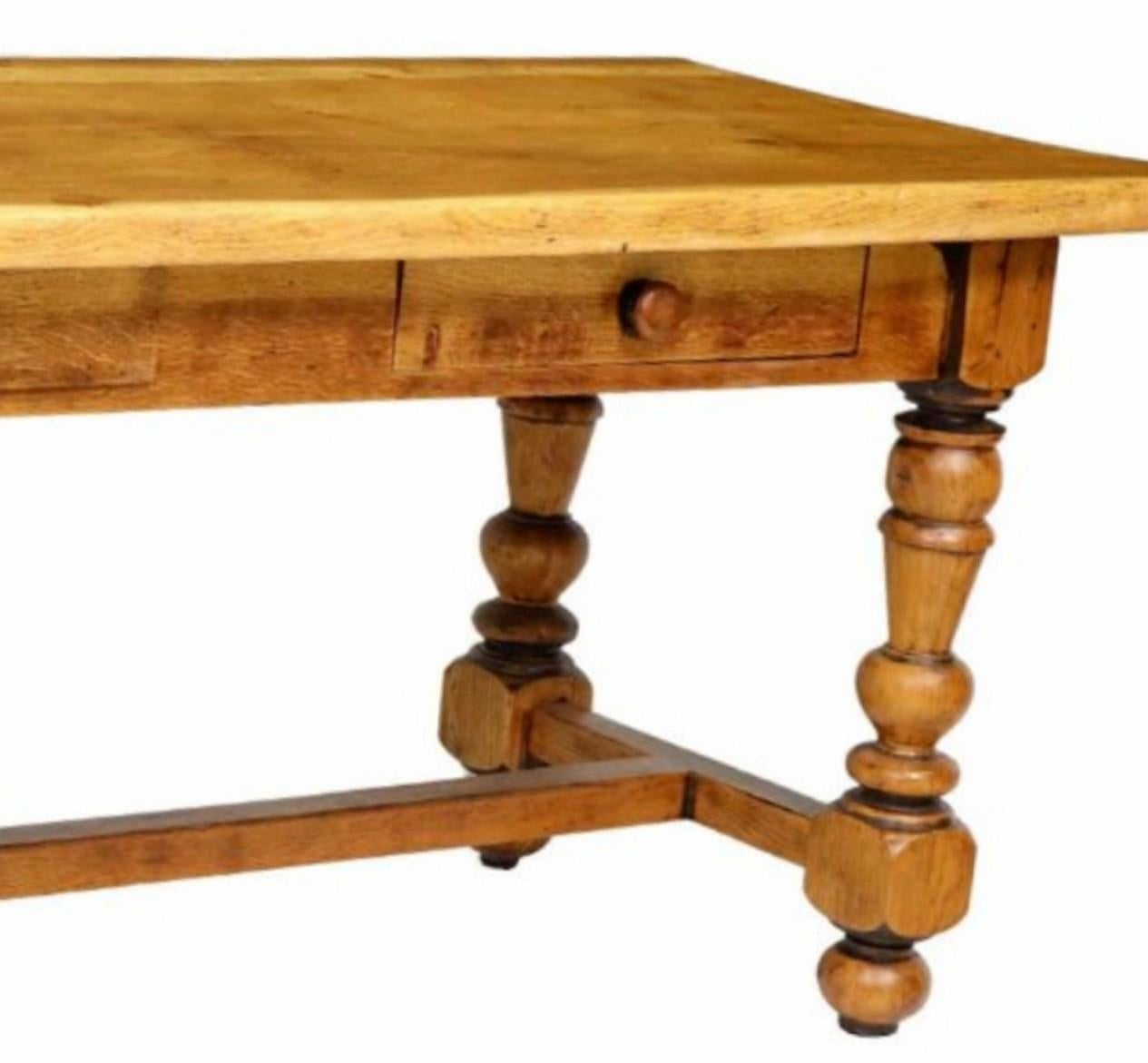 Rustic 19th Century Provincial Farmhouse Work Table  For Sale 1