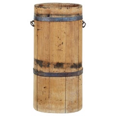 Rustic 19th Century Swedish Pine Butter Churn