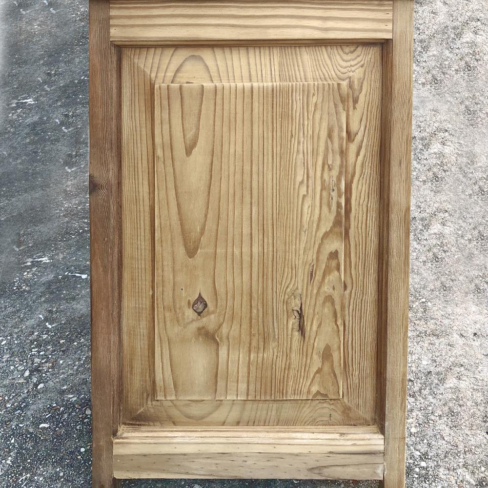 Rustic 19th Century Swedish Stripped Pine Low Buffet, Credenza 5