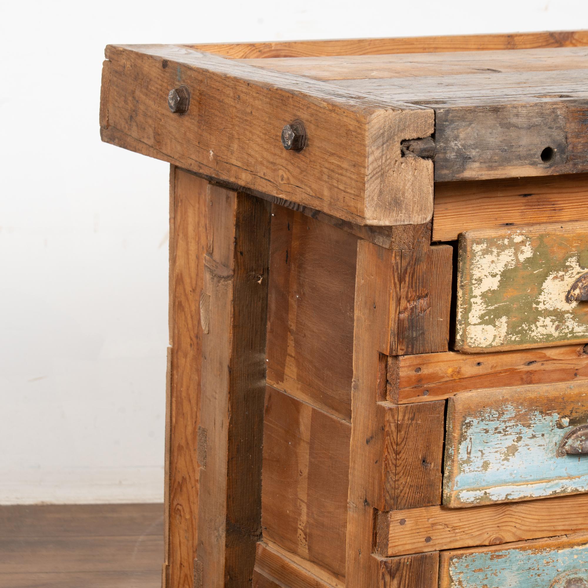 Rustic 20th Century Work Table Console from Hungary in vendita 3