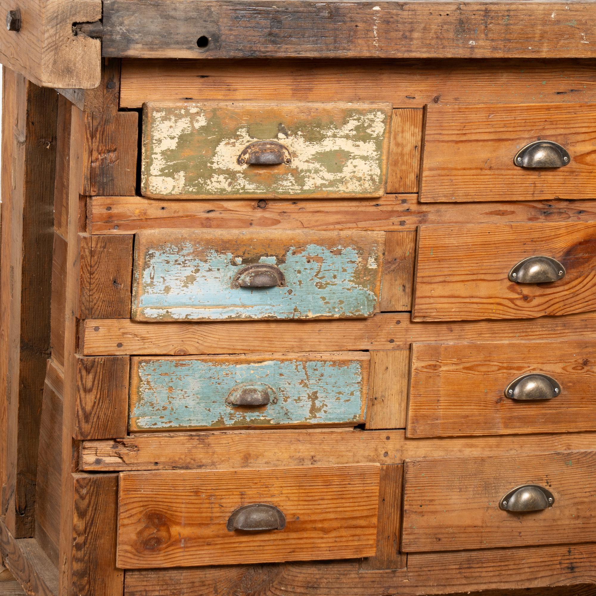 Rustic 20th Century Work Table Console from Hungary in vendita 4
