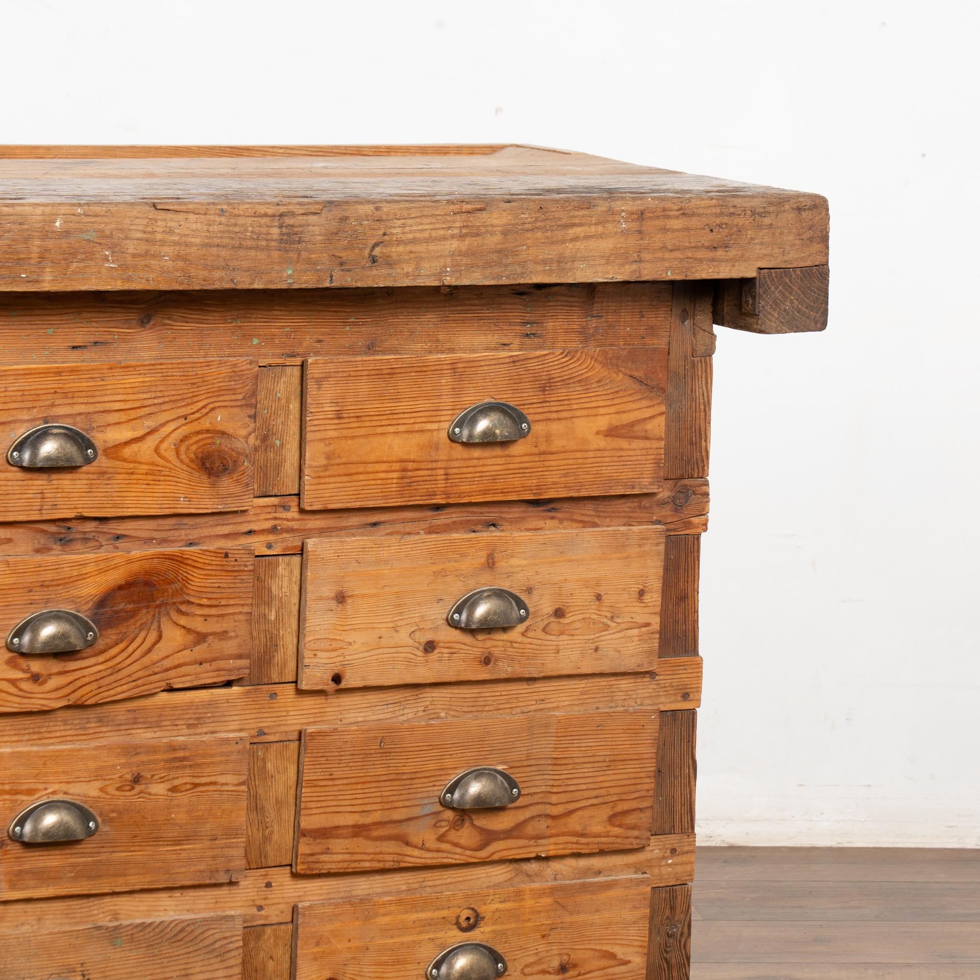 Rustic 20th Century Work Table Console from Hungary in vendita 5