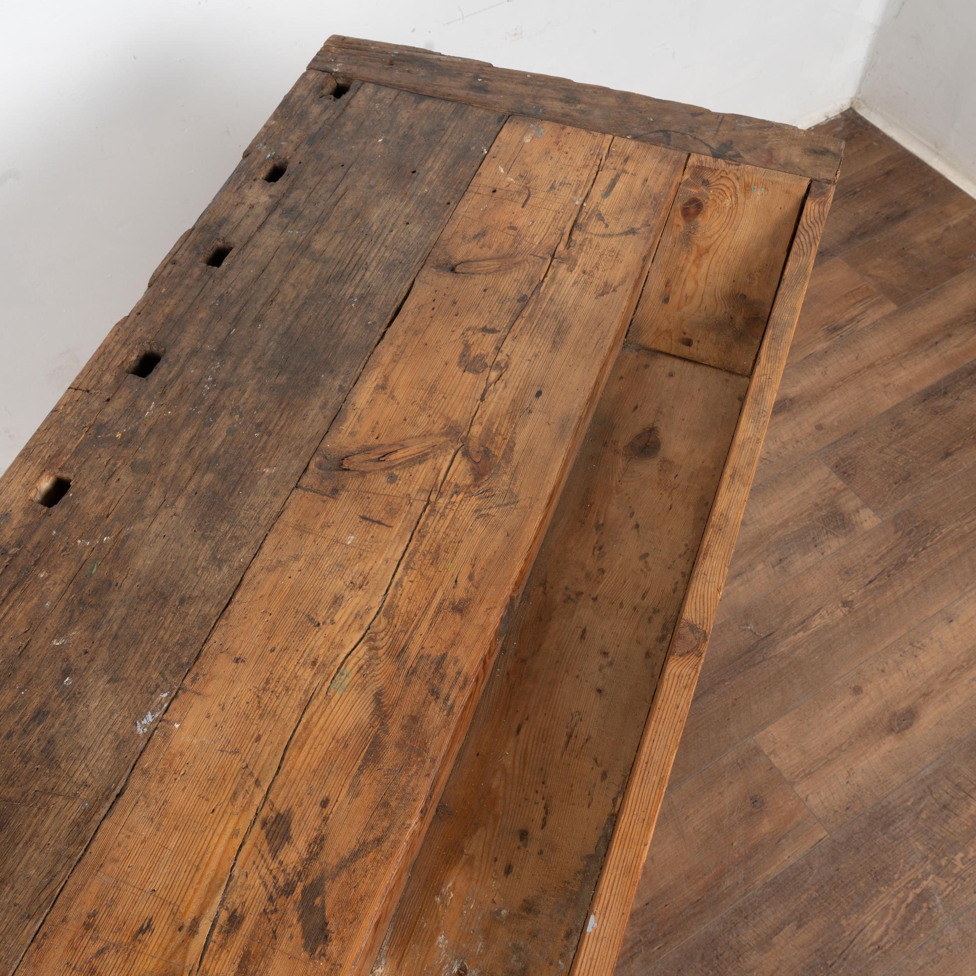 Rustic 20th Century Work Table Console from Hungary in vendita 2