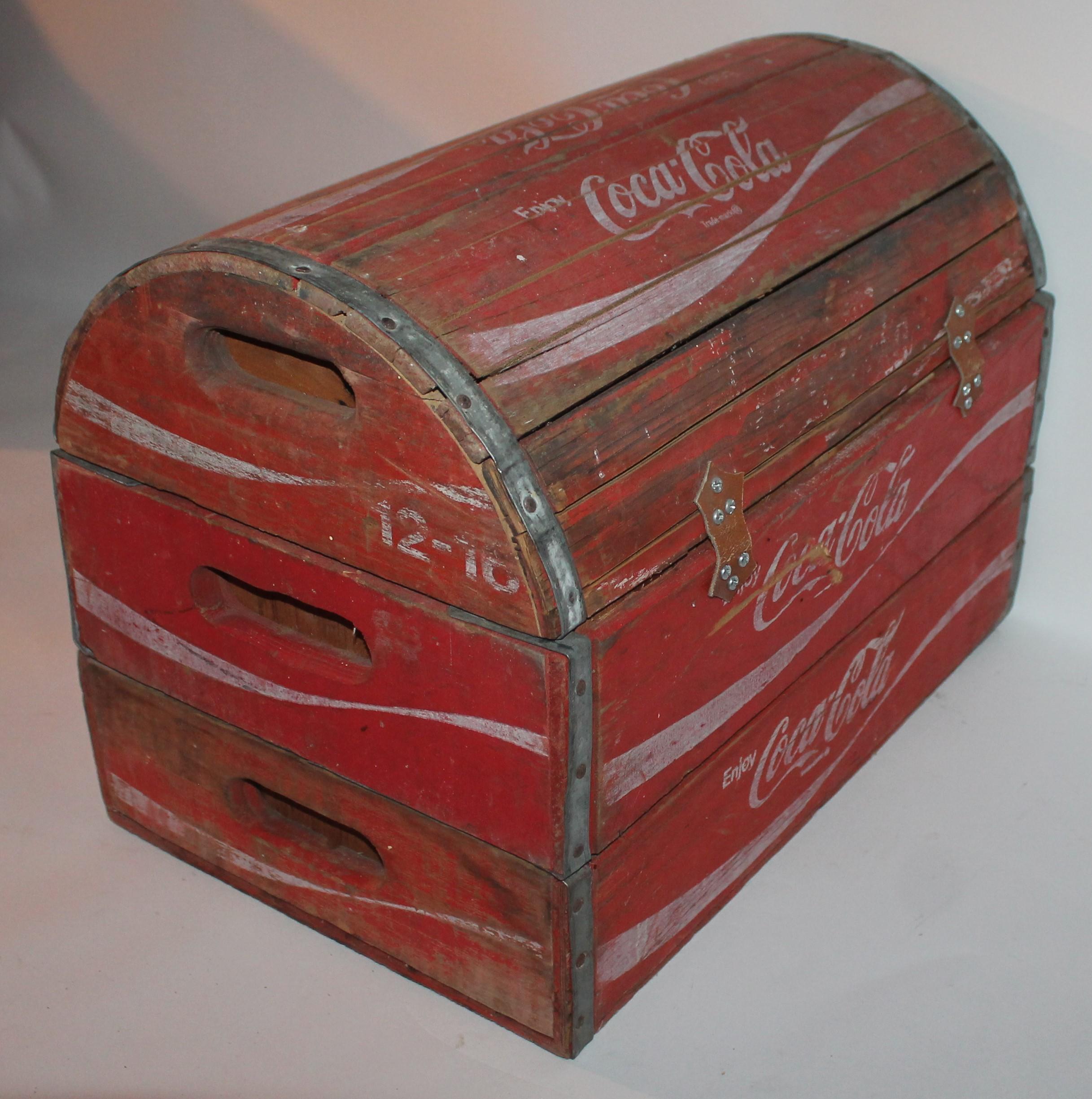 Adirondack Rustic 20th Century Coca-Cola Trunk