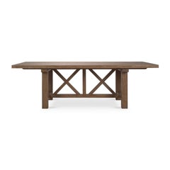 Rustic 96-Inch Reclaimed Teak Dining Table
