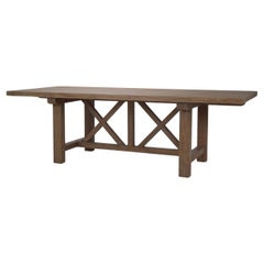 Rustic 96-Inch Reclaimed Teak Dining Table