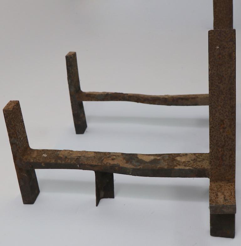 Rustic A Andirons For Sale 1
