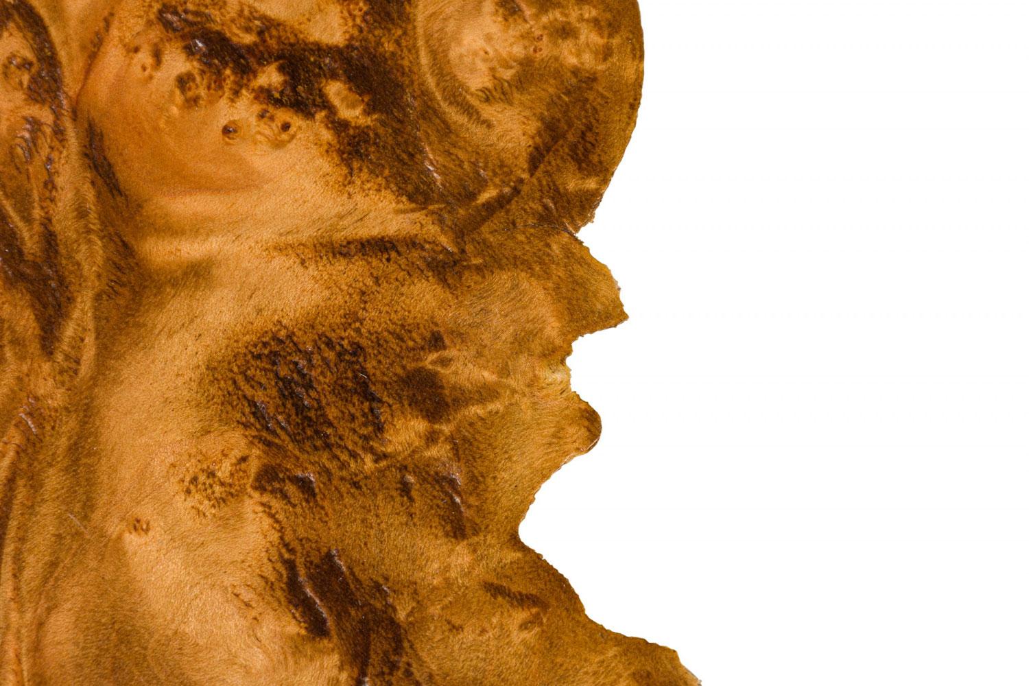 Rustic Adirondack Scalloped Petrified Wood and Branch Base Side / End Table For Sale 3