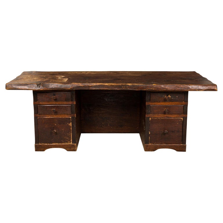 Vintage Traditional Style Writing Desk at 1stDibs  vintage dark wood desk,  vintage wooden writing desk, dark wood vintage desk