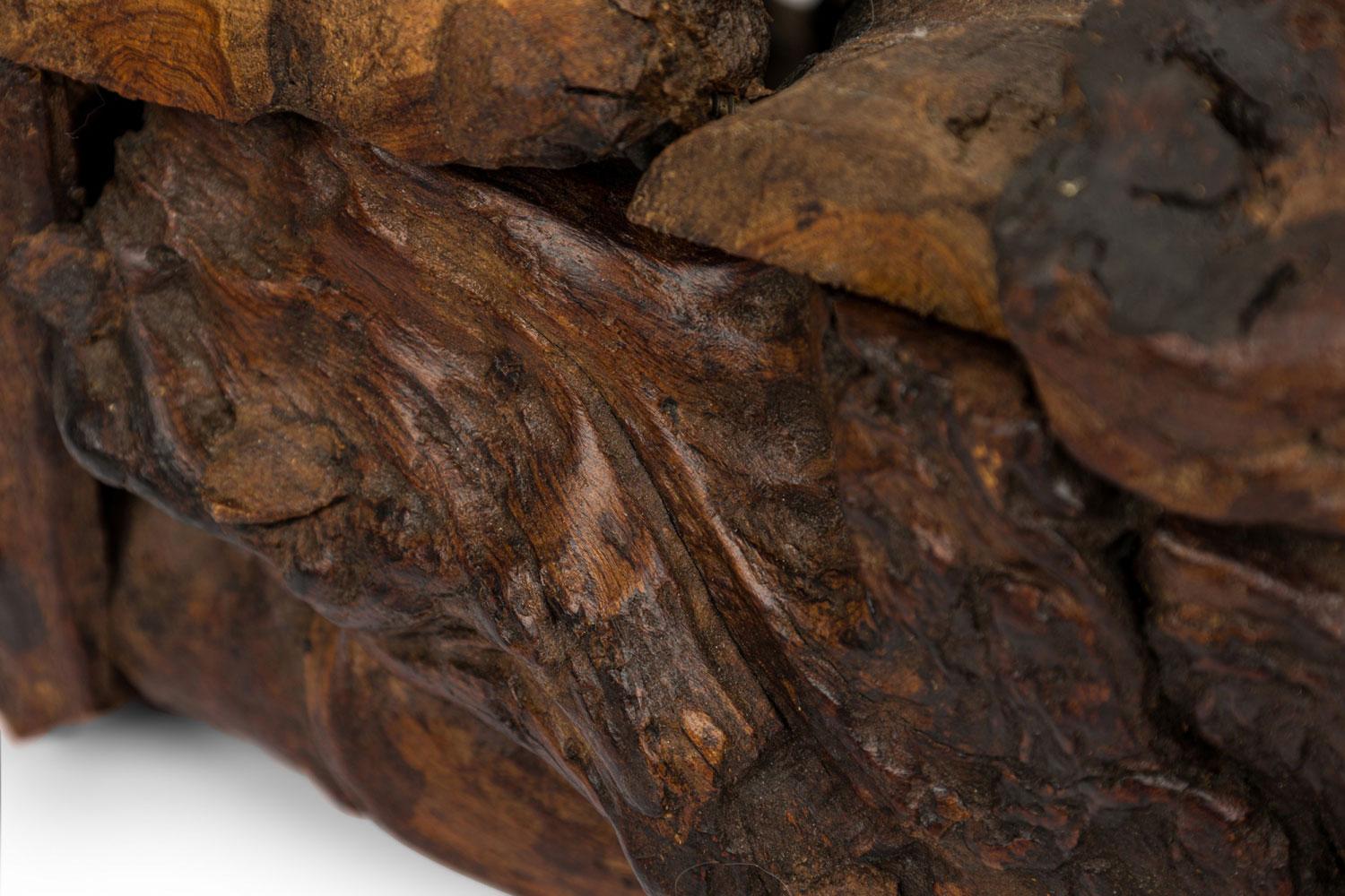 Rustic Adirondack Style Hinged Wooden Box For Sale 1