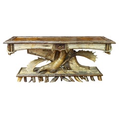 Rustic Adirondack Table