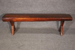 Rustic All Wood Bench
