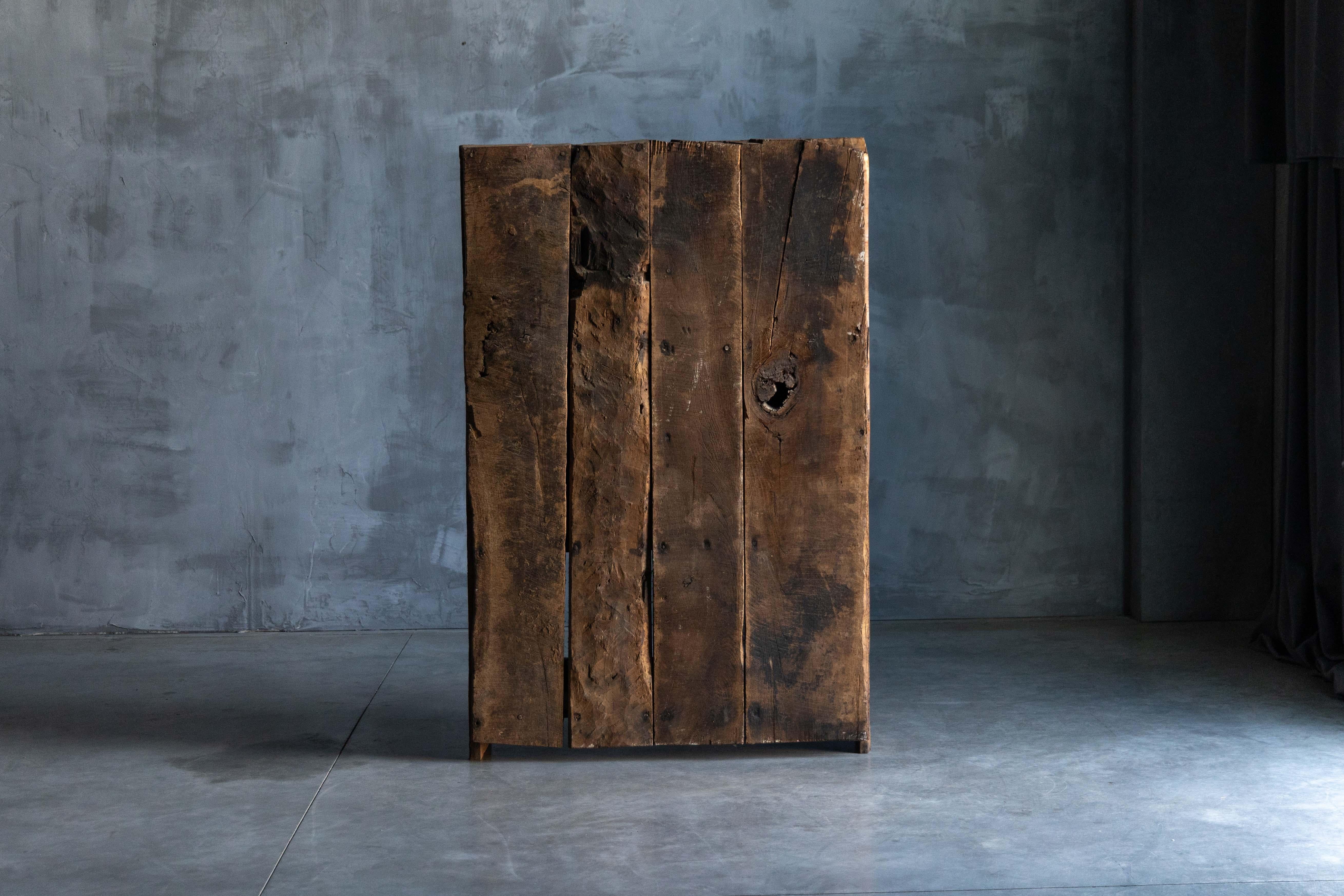 Rustic Alpine Cabinet, France, 19th Century 7