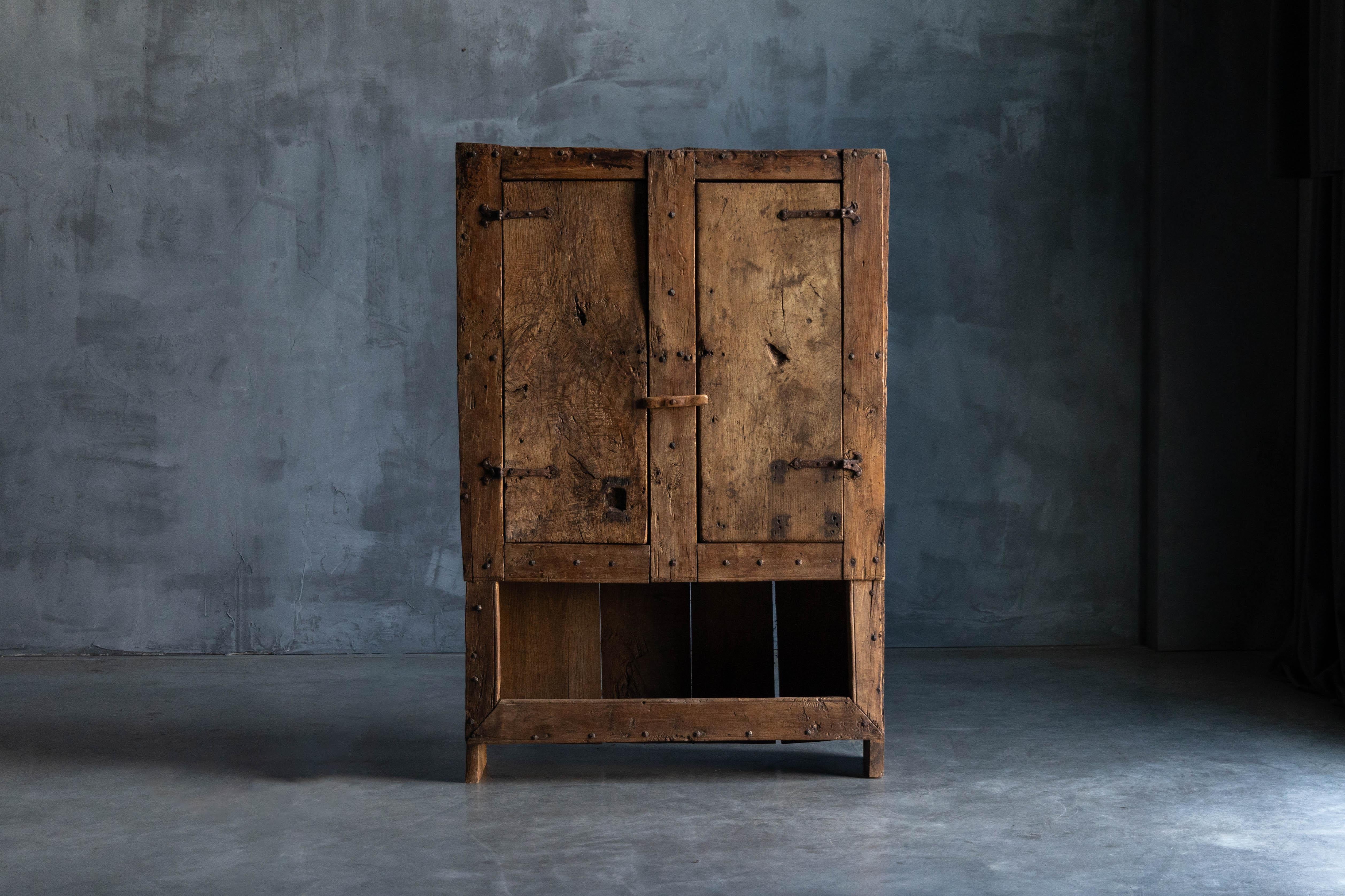 Rustic Alpine Cabinet, France, 19th Century 3