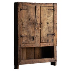 Rustic Alpine Cabinet, France, 19th Century