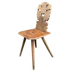 Rustic Alpine Oak Chair