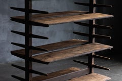 Rustic Alpine Ripening Rack, France, 1900s