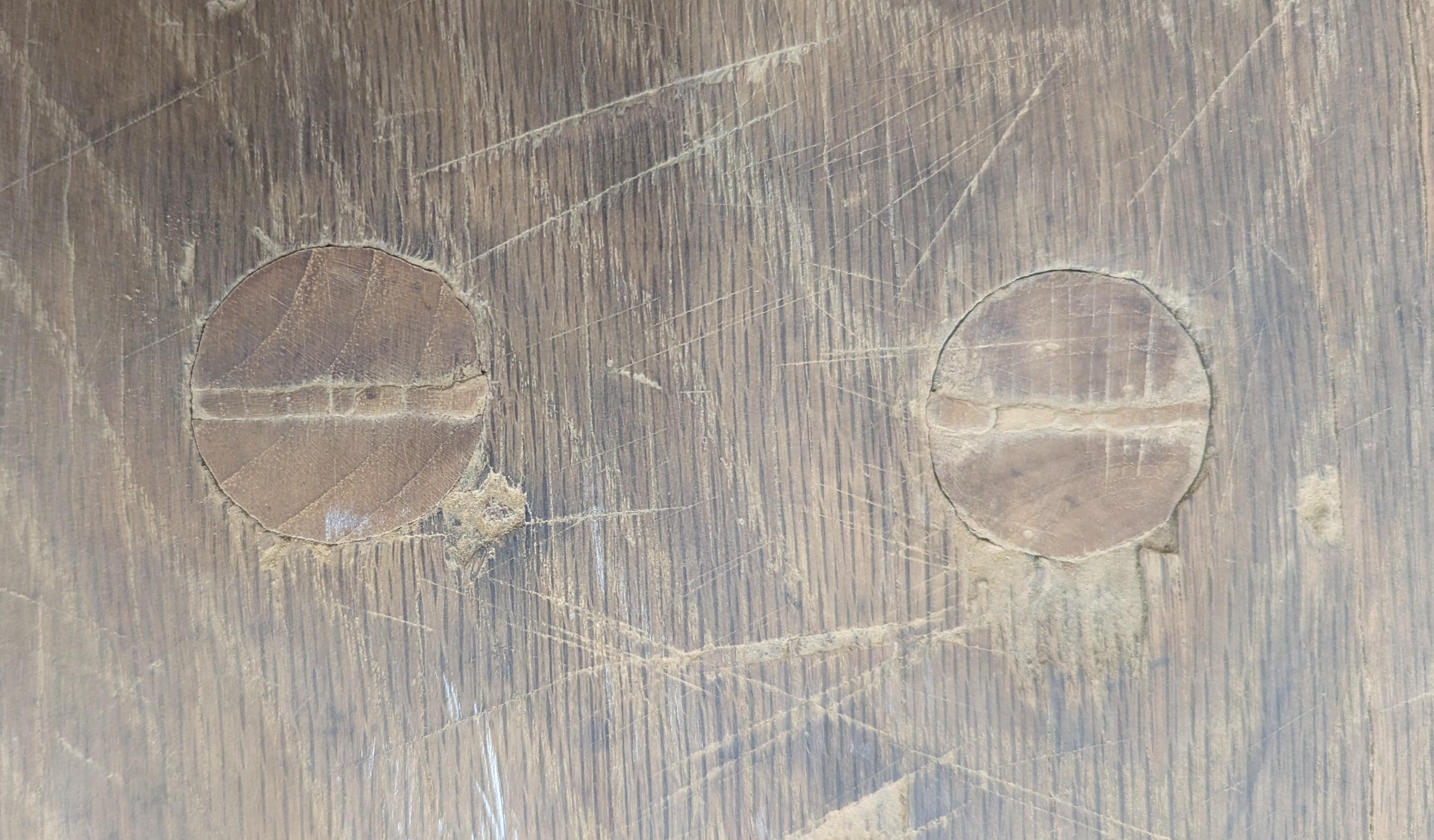 Table console primitive américaine rustique en vente 4