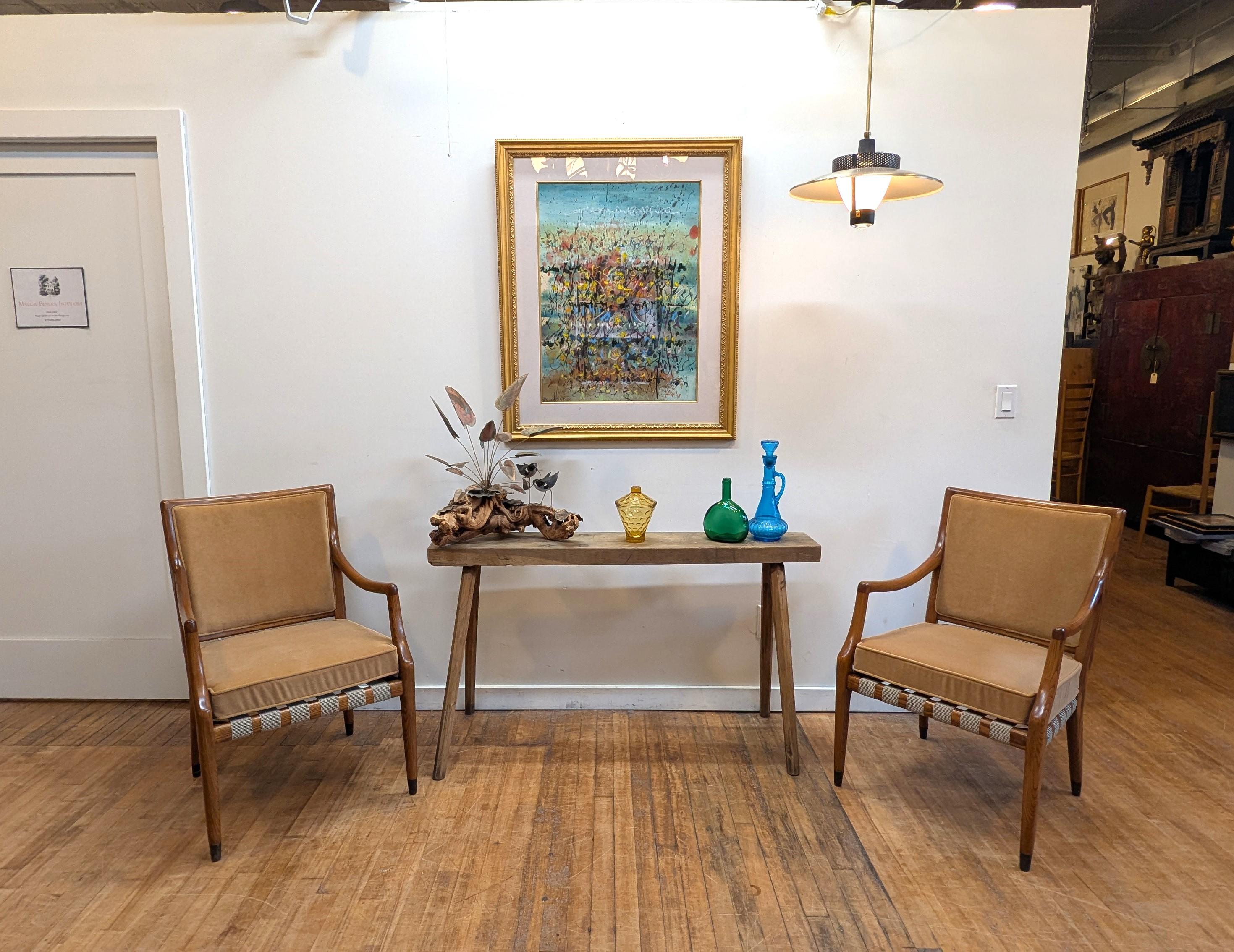 Table console primitive américaine rustique en vente 10