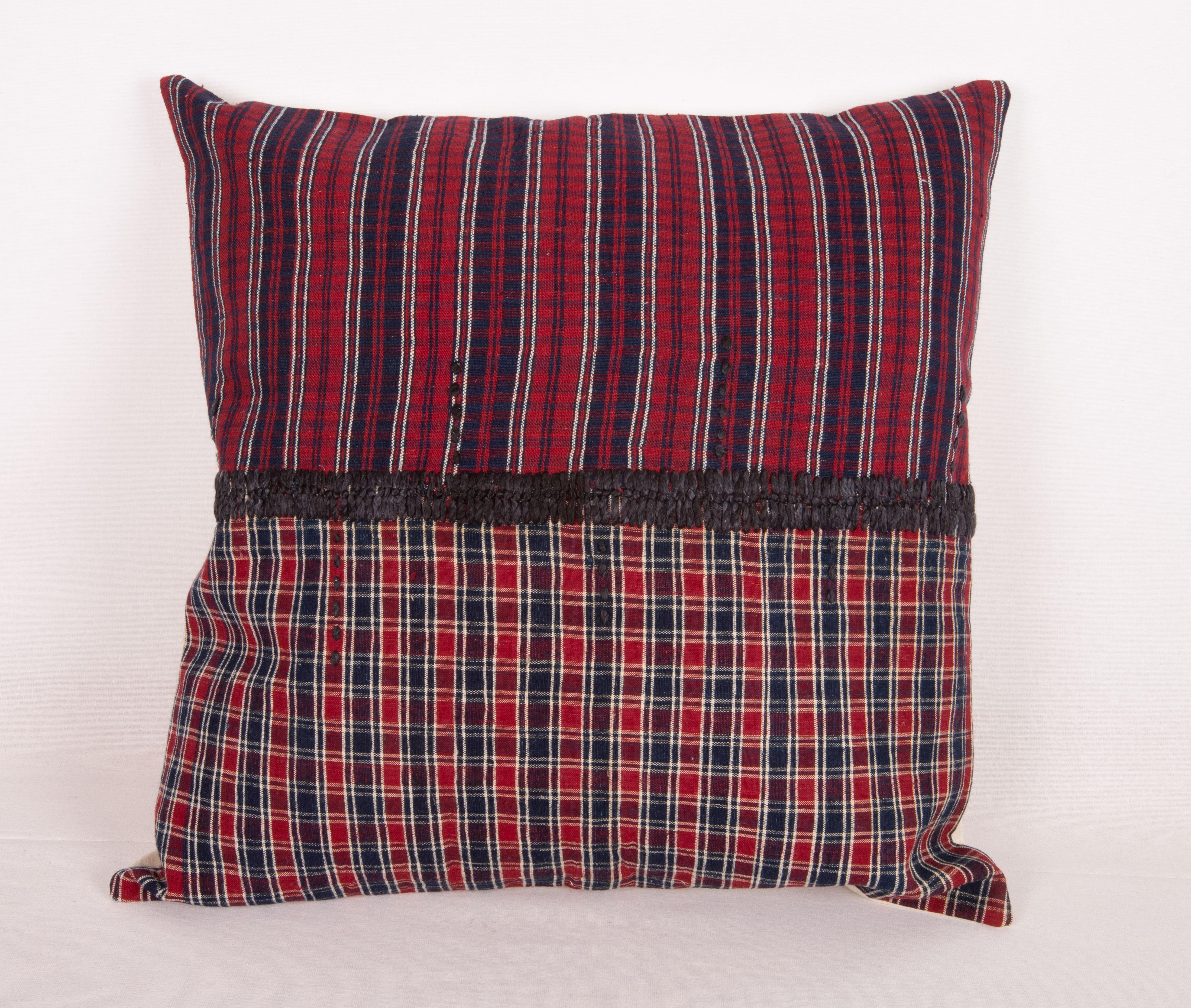 Turkish Rustic Anatolian Pillow Cover, Mid 20th C. For Sale