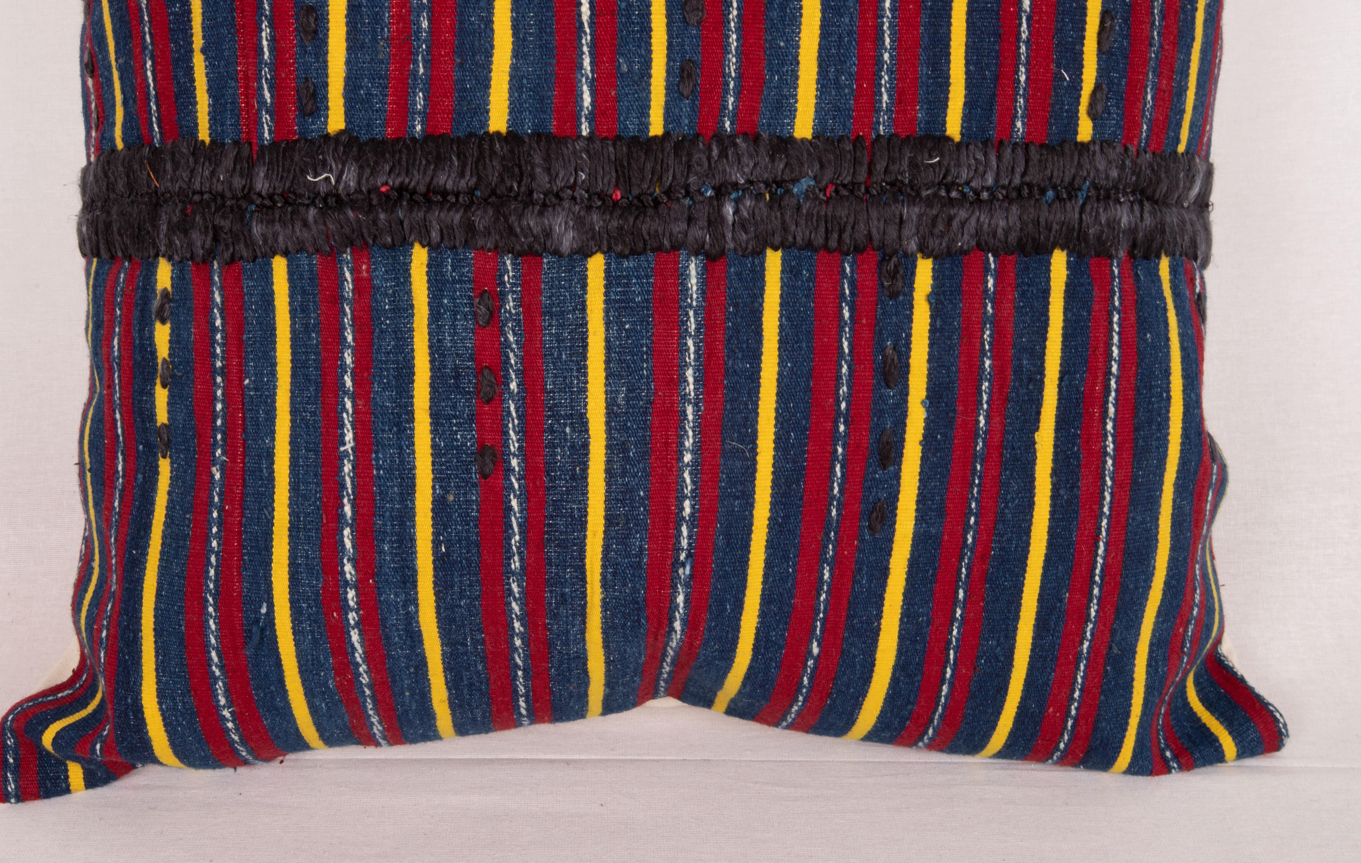 20th Century Rustic Anatolian Pillow Cover, Mid 20th C. For Sale