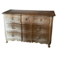 Rustic Antique bleached French Commode