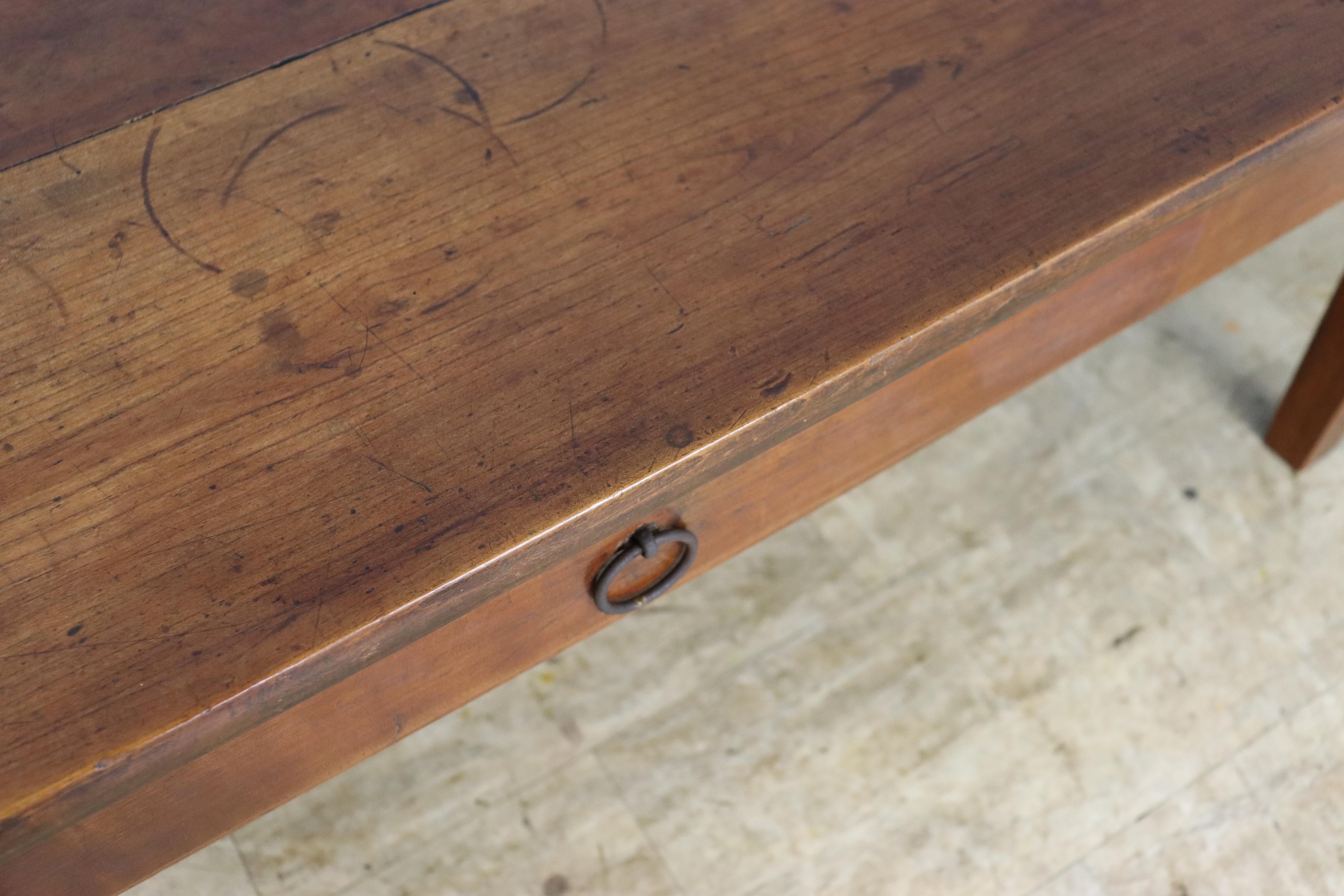 Rustic Antique Cherry Coffee Table For Sale 4