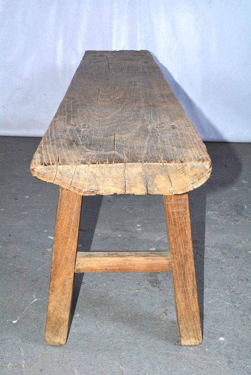 Asian Rustic Antique Country Bench