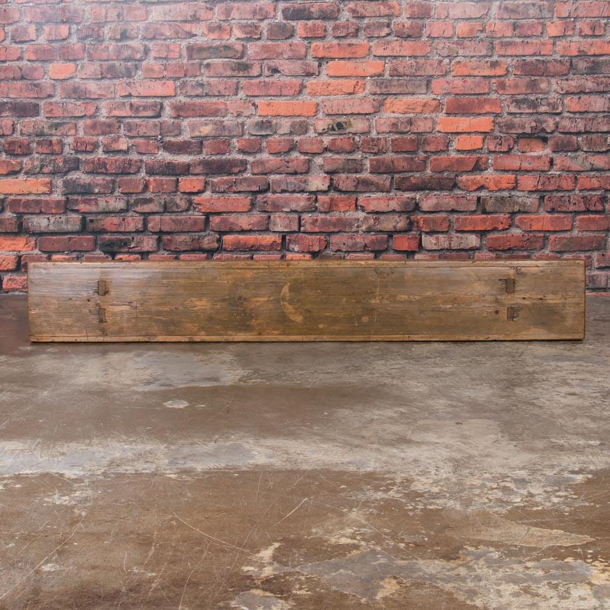 19th Century Rustic Antique Country Pine Bench