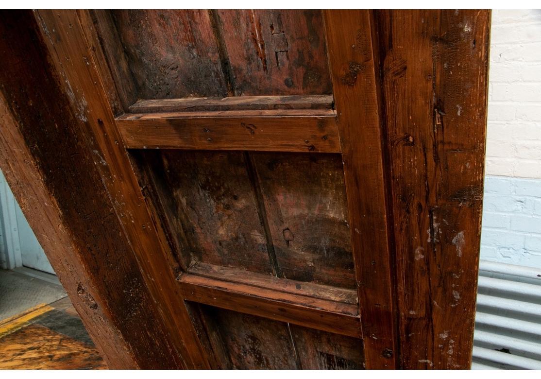 Rustic Antique Door Trestle Table 5