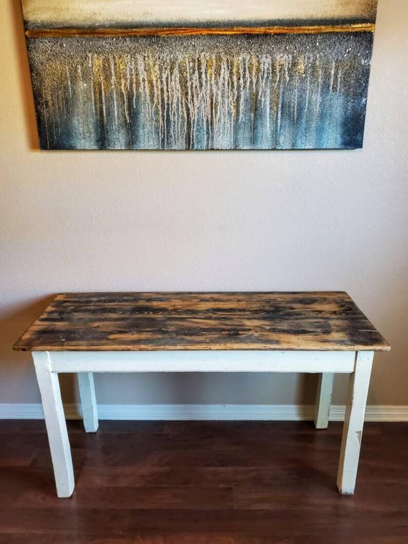 Rustique Table de moisson antique rustique de ferme en vente