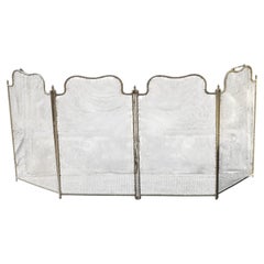 Rustic Antique Fireplace Screen, France, 19th Century