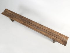 Banc de table de ferme français rustique et ancien
