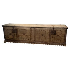Rustic, Antique Italian Bleached Coffer