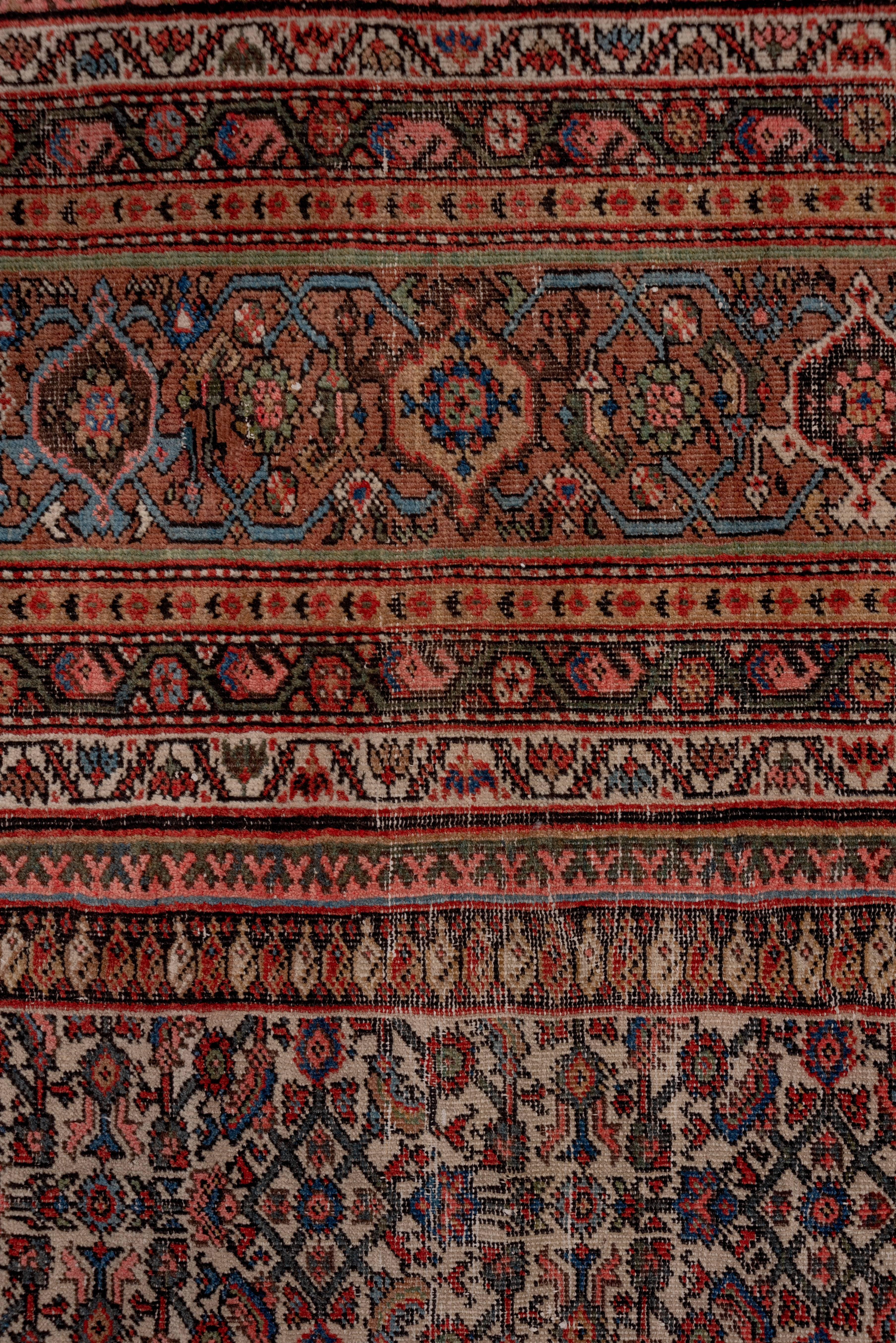 Rustic Antique Mahal Carpet For Sale 2