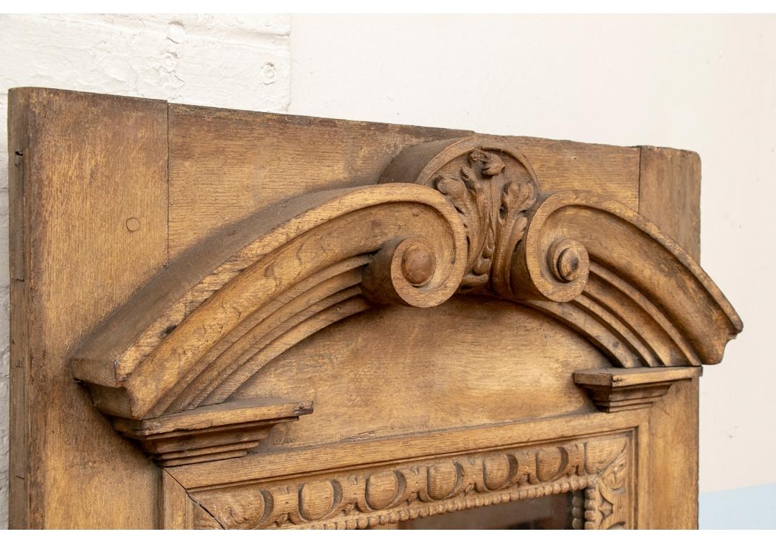 Inglese Specchio rustico Antique Mirror in stile Neoclassico in vendita