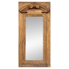 Rustic Antique Neoclassical Style Pier Mirror