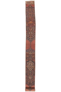 Tapis persan Bijar rustique antique des années 1880