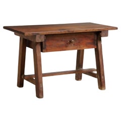 Rustic Antique Spanish Colonial Baroque Style Work Table