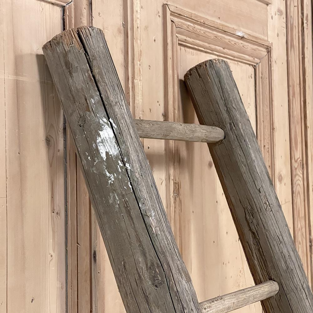 Rustic Antique Swedish Step Ladder For Sale 5