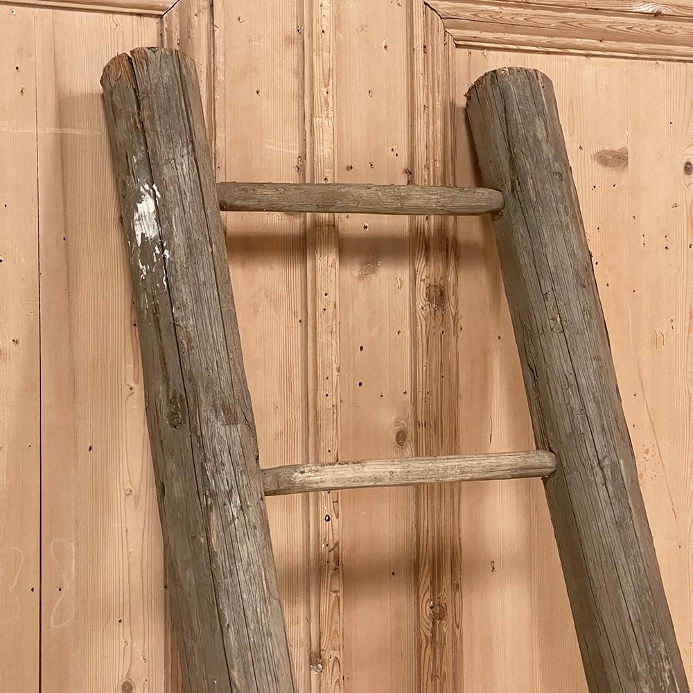 Rustic Antique Swedish Step Ladder For Sale 1